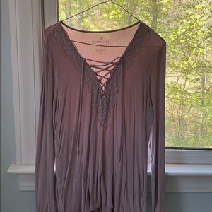 American eagle soft and sexy long sleeve top